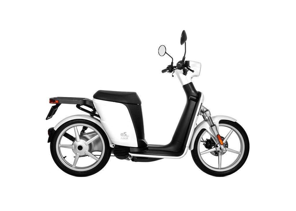 scooter electrique livraison askoll espro45 blanc support top case