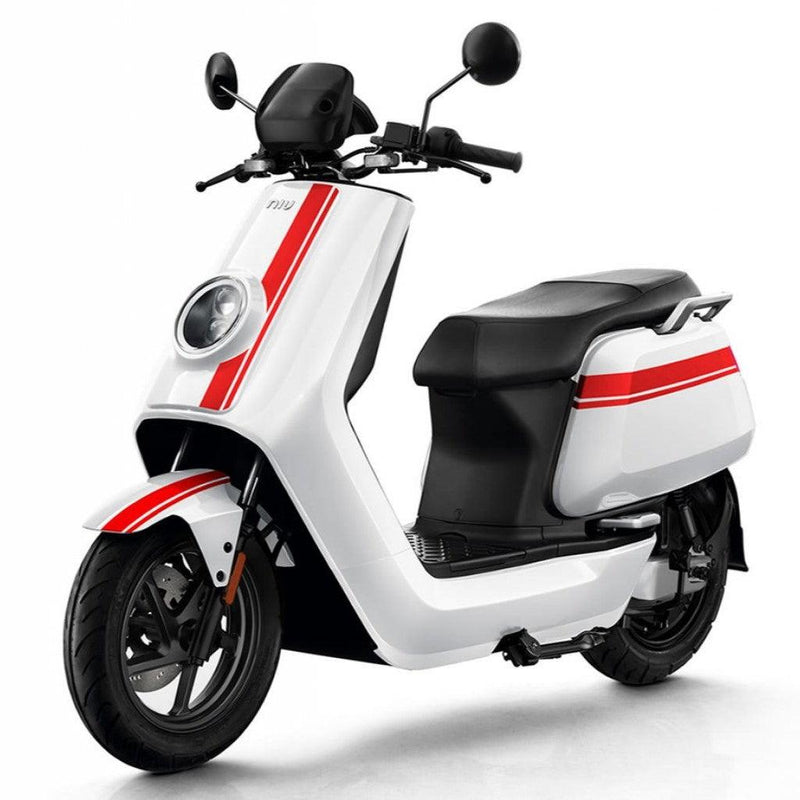 scooter electrique niu n pro blanc rouge 50cm3