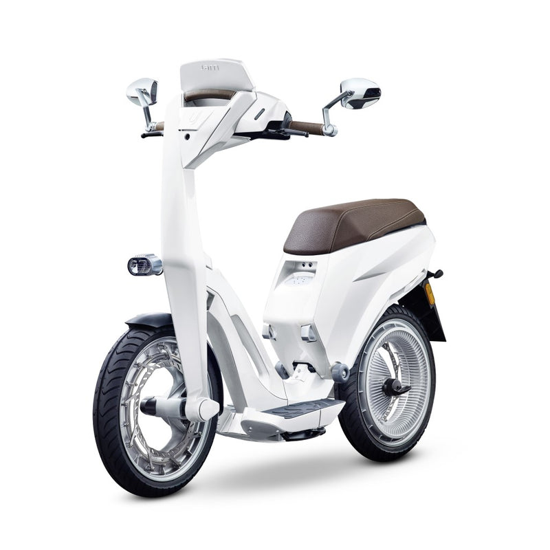 scooter electrique pliable ujet blanc