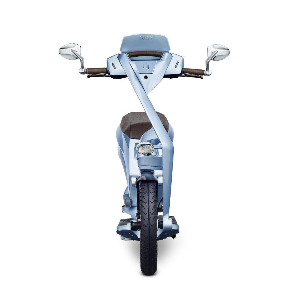scooter electrique pliable ujet vue avant phare led