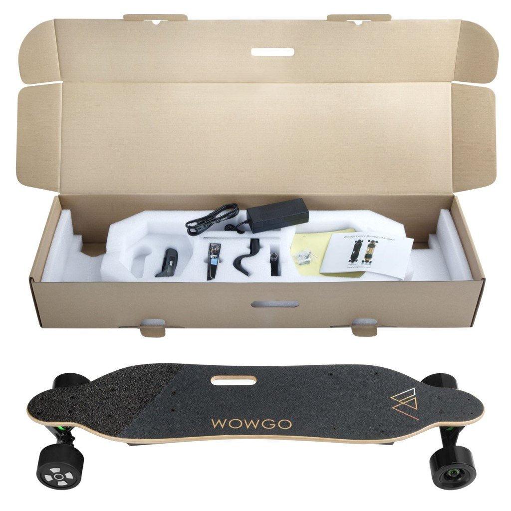 Skateboard elettrico WOWGO 2S - 38 km/h e 20 km - Batteria
