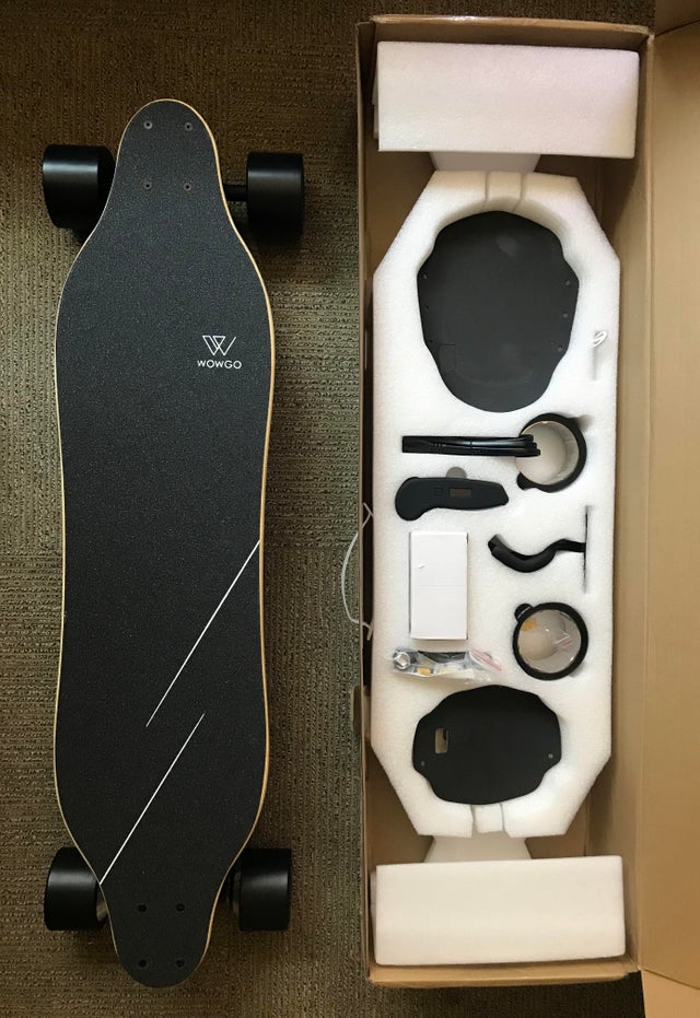 skate electrique wowgo 3 packaging