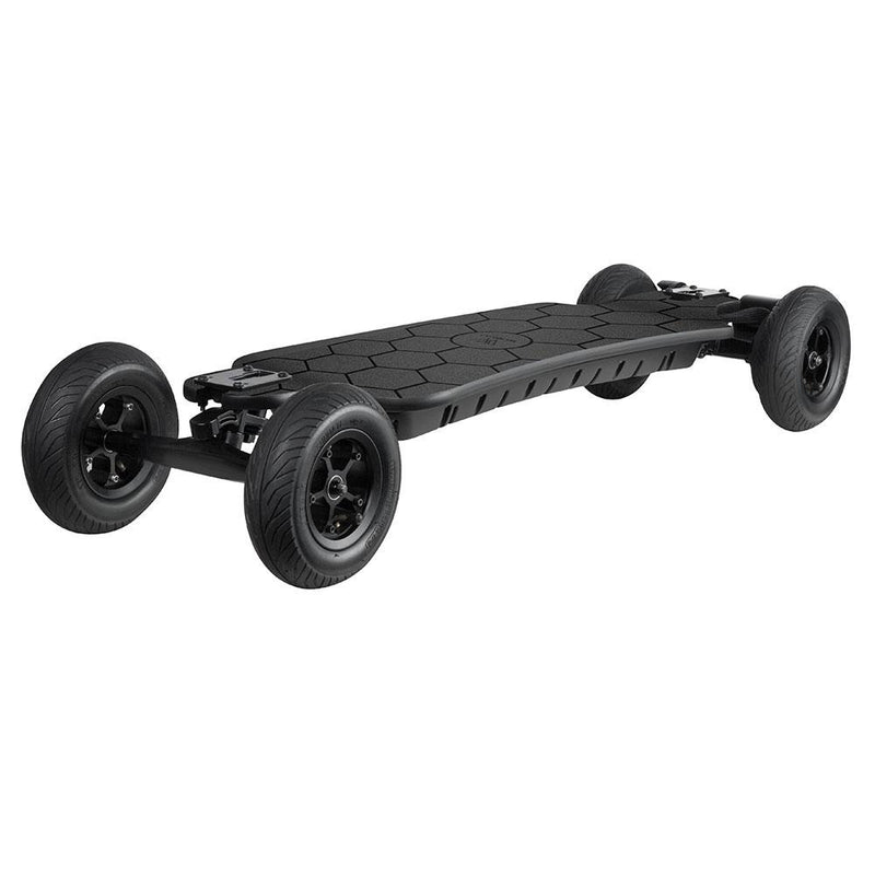 skateboard électrique wowgo at2 black 1500w longboard tout terrain roue pneumatique 175mm