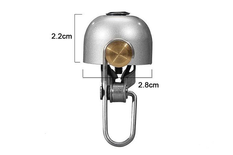 sonnette trottinette ringer 28mm noir dimension