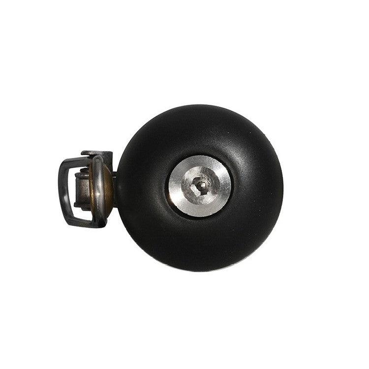 sonnette velo ringer 28mm noir vue dessus