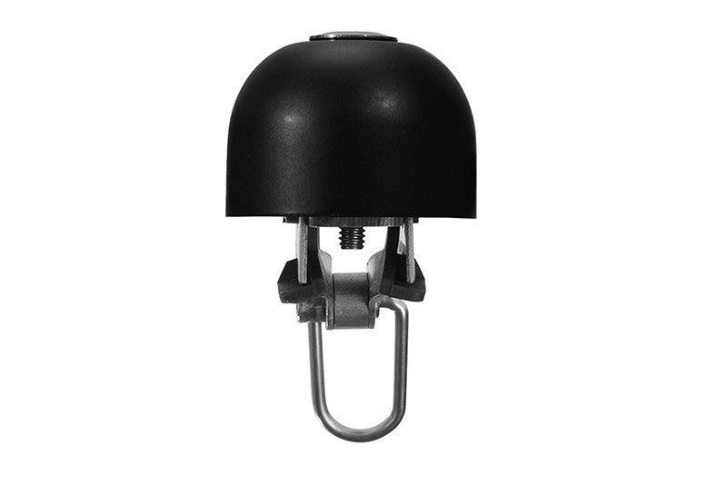 sonnette velo ringer 28mm noir vue face