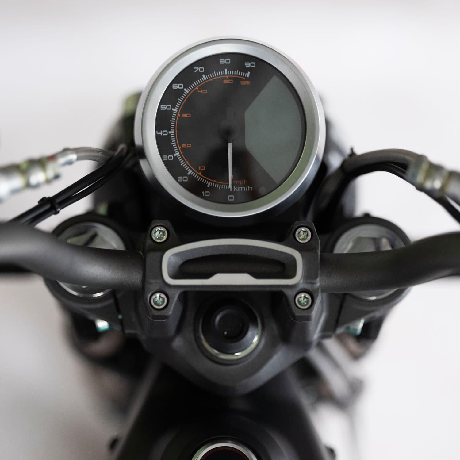 Moto électrique Super SOCO TC Vintage - Verte - Weebot