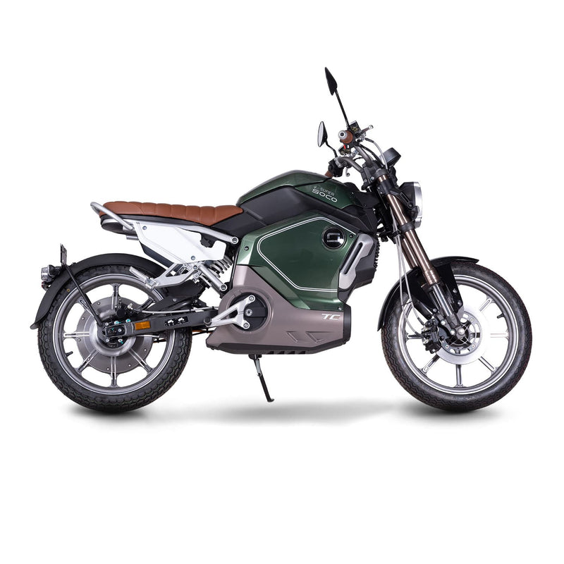 Motocicleta eléctrica vintage Super SOCO TC - Verde 