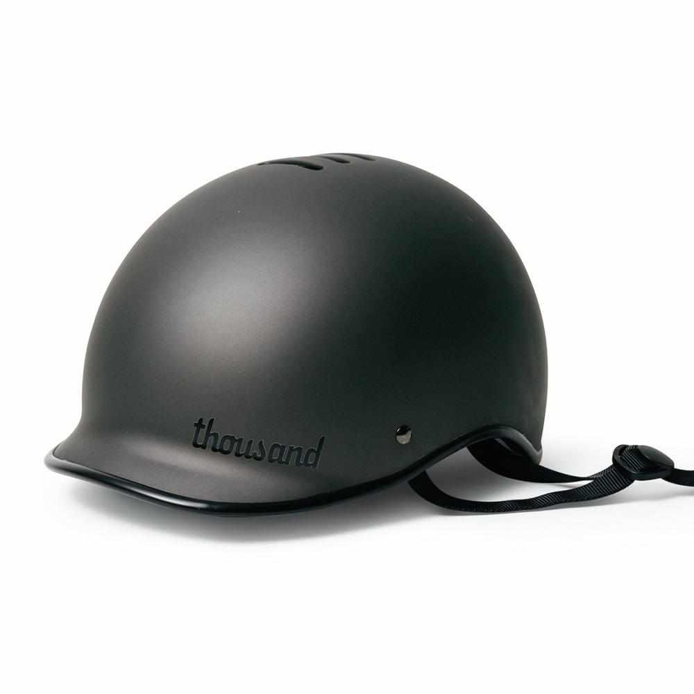 thousand casque velo noir monochrome stealth black visiere