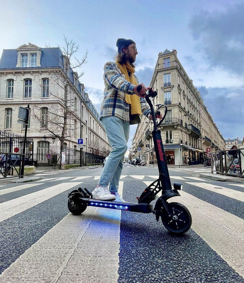 trottinette electrique kaabo skywalker 8s led couleur lifestyle
