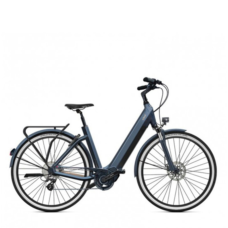 velo electrique o2feel iswan city up 5.1 gris anthracite pas cher moteur shimano
