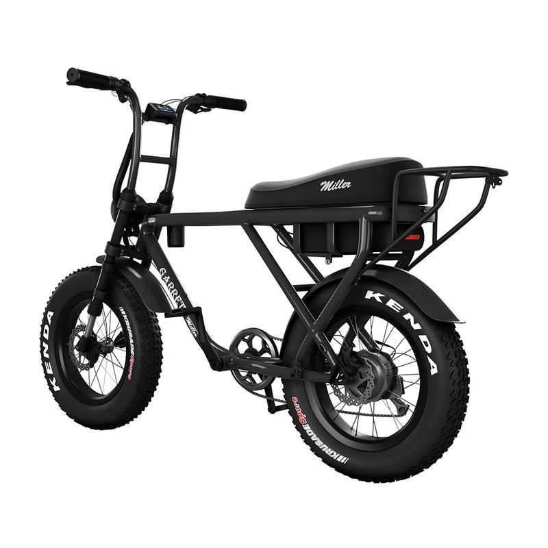vélo électrique garrett miller x noir fat bike pneu kenda nouvelle version 2021 kenda pneu gros tout terrain