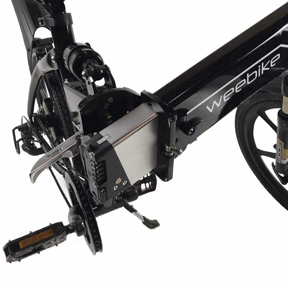 Electric Folding Bike Le Road Black Foldable and Compact VAE